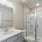 Recessed light over walk-in shower in bathrooms at Lookout View Townhomes