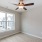 Large windows and ceiling fans in bedrooms at Lookout View Townhomes