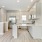 Brightly lit, second floor kitchen in townhome at Lookout View