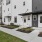 Well manicured walkways in front of townhomes in Lookout View Townhomes community